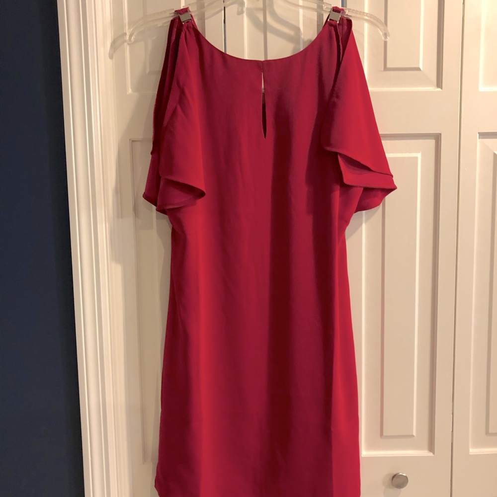 WHBM cold shoulder dress